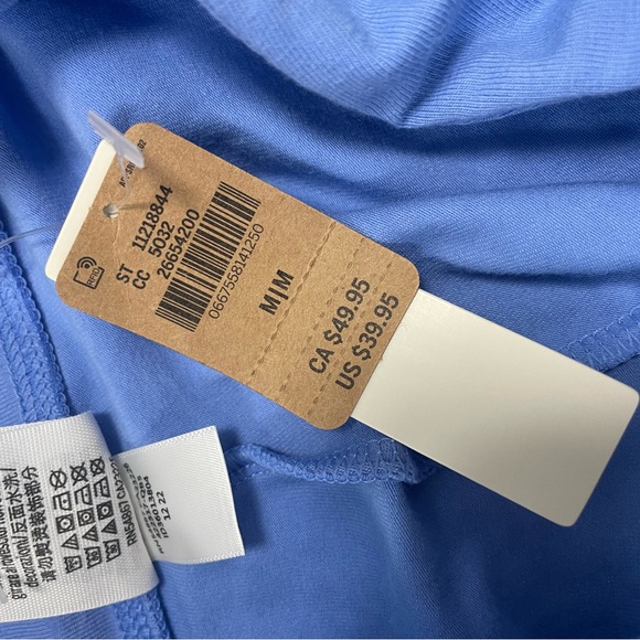 NWT Victoria’s Secret VS PINK Light Blue Stretch Leggings size Medium - Picture 11 of 12